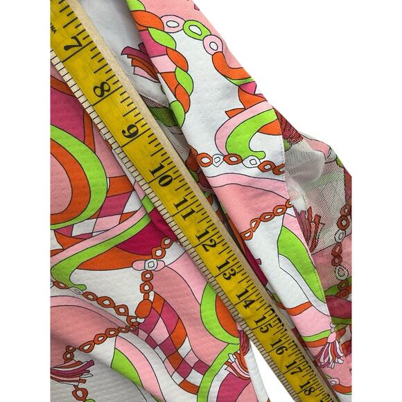 Ibkul Golf Shirt Womens Quarter Zip Long Sleeve Mesh Athletic Outdoor Sz. L - Picture 9 of 10